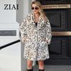 Long Faux Fur Coat Women 2024 Winter Loose Cardigan Fur Jacket Plus Size Stylish Female Luxury Furry Overcoat Girl ZN-30183