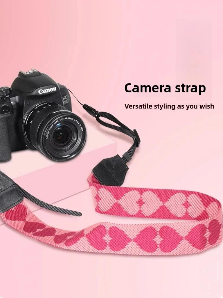 Camera Strap Suitable for Fujifilm, Canon, Sony, Con Mirrorless Cameras, Back Strap, Cross-Body Strap, Neck Strap