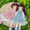 Casual Lace Dresses Clothes Fashion Doll Princess Dresses Doll Long Sleeve for 1/6 BJD 30cm Dolls