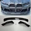 Передний сплиттер из углеродного волокна Gloss Black для BMW M3/M4 G80 G82 - Трехсоставной боди-кит в стиле V
