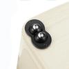 4Pcs Stainless Steel Mini Caster Wheels Black Appliance Wheels Paste Mini Roller  Furniture Box