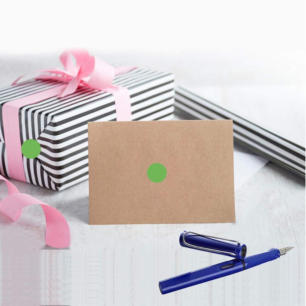 1000Pcs Colored Round Dots 13mm Small Dot Sticker Self Adhesive Round Label For Teachers Students Office Workers