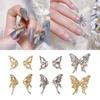 5Pcs 3D Zircon Nail Art Crafts Rhinestones Charms Mixed Shiny Nail Crystal Gems Pendant Manicure Nail Jewelry Diamonds