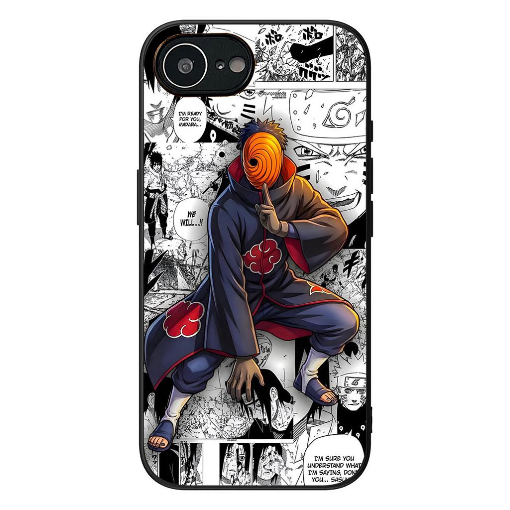 Sasuke Naruto Obito Uchiha Tobi Phone Case for Xiaomi Redmi Note 12 11 10 A3 Pro 10A 10C 12C Note12 5G Protective Cover