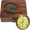 Часы Карманная цепочка с деревянной коробкой