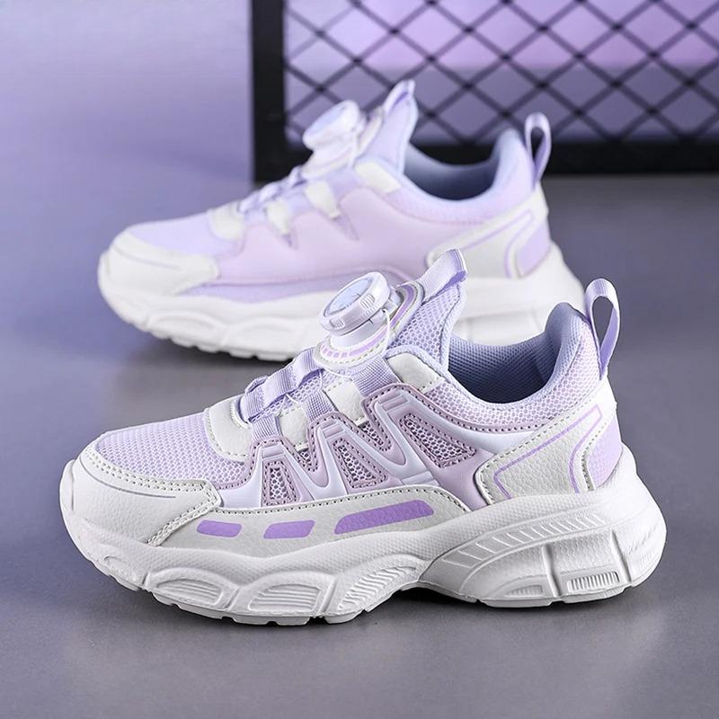 Summer Girls Sneakers Breathable Lightweight Kids Running Shoes Fashion Casual School Walking Footwear