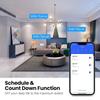 Melery Smart Tuya WiFi Dual UK Socket USB Type-C PD 20 Вт Сенсорное управление,Голосовое управлениеМониторинг электроэнергии, Alexa Google Home