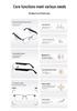 Smart Bluetooth Glasses GS06: Metal Frame, Magnetic Charging, Photochromic Lenses, Stereo Sound.