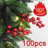 100/200/300 шт искусственные фрукты пенопластовые рождественские гирлянды для декора дома рождественские украшения принадлежности