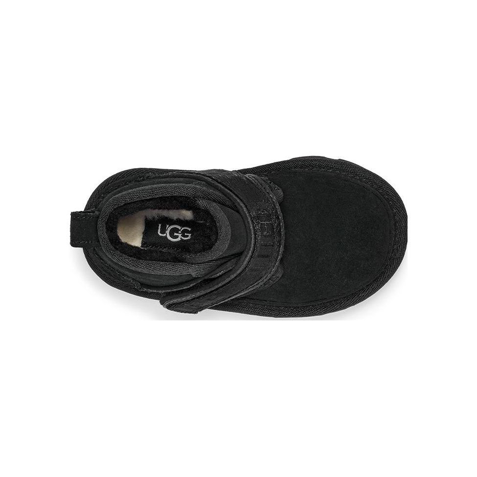 UGG Versatile Comfortable Warm Mid-Calf Snow Boots Baby Boots Black 1130757T-BLK