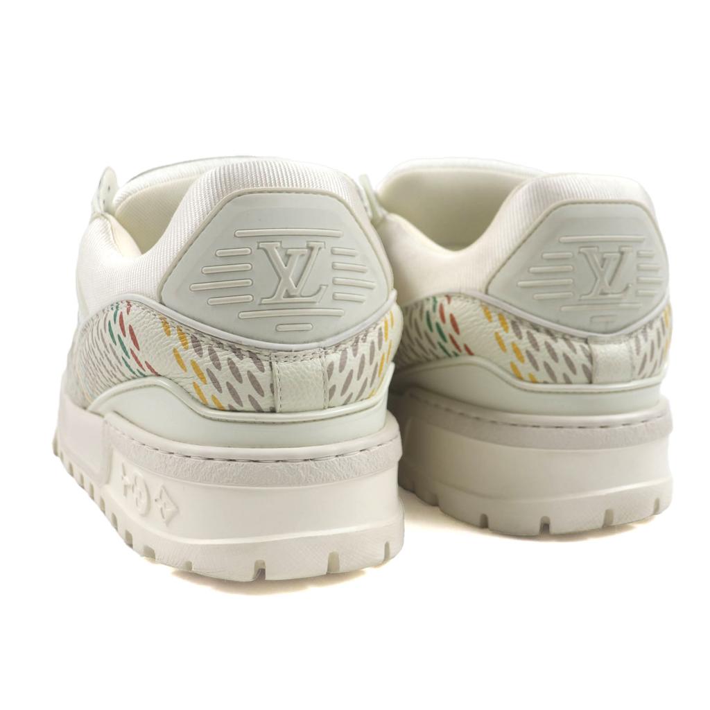 Very Good LOUIS VUITTON sneakers LV Trainer Maxi Beige multi mens 9 1ACR19 Used