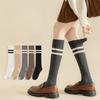 Women Thigh High Socks Long Over The Knee High Socks Striped Above The Knee Leg Warmers Socks
