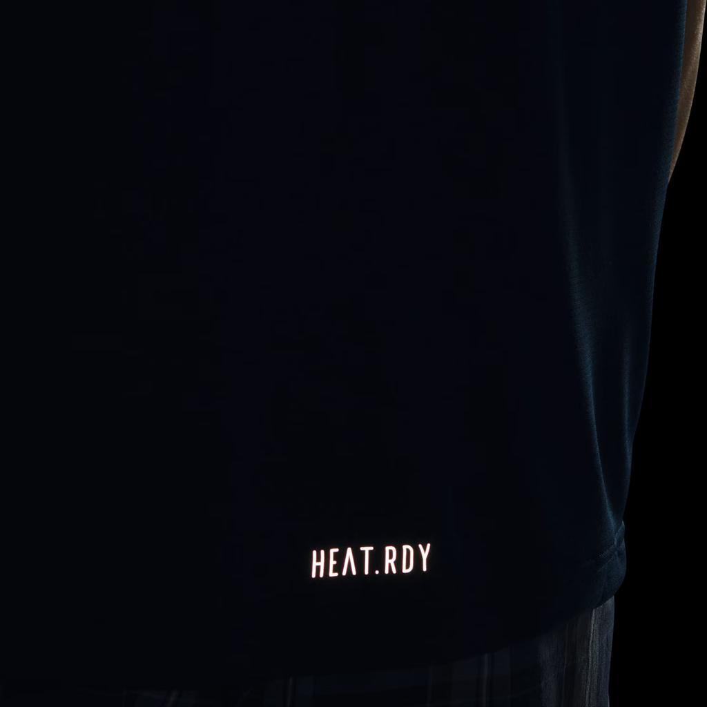 adidas Heat.Rdy Универсальная простая футболка-поло с коротким рукавом Мужские футболки-поло Темно-синий JF6298