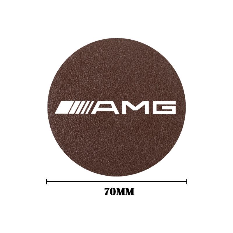 Car Water Cup Anti Slip Pad PU Water Cup Pad Accessories Car Hub Cap For Mercedes Benz AMG W214 W205 W204 W206 W213 W212 W211 W2