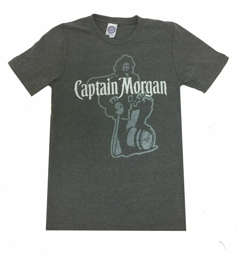 Décoction Ville Bière Gear Délavé Captain Morgan Rhum Logo T Shirt Mens Kids Womens Tops Tees Unisex Manche Courte