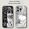 Крутой японский аниме-мужчина Узор Гриффита Чехол для телефона Для iPhone 17 16 16e 15 14 13 12 Plus Mini Pro Max Мягкий черный Ударопрочный Чехол