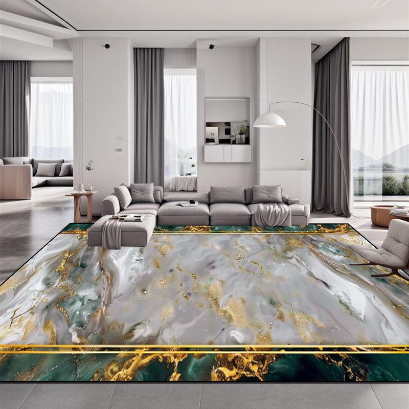 Роскошный скандинавский ковер большой площади для гостиной, дивана, кофейного столика, декоративный ковер для дома, спальни, холла отеля, нескользящий напольный коврик