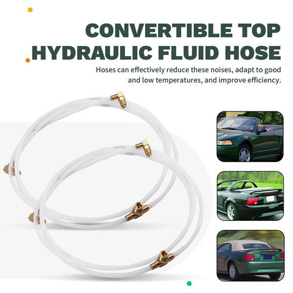 The FM-EM1005B fits the top hydraulic hose line of 1994-2004 Ford Mustangs.
