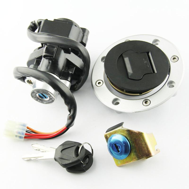 Motorcycle Fuel Gas Cap Ignition Switch Seat Lock with Key Kit For Suzuki SV650 GSXR600 GSXR750 GSXR1000 DL1000 V-Strom GSX1400