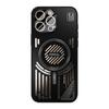 Для iPhone 16 Pro Магнитный чехол Алюминиевый сплав+ПК+ТПУ Полый чехол для телефона с теплоотводом