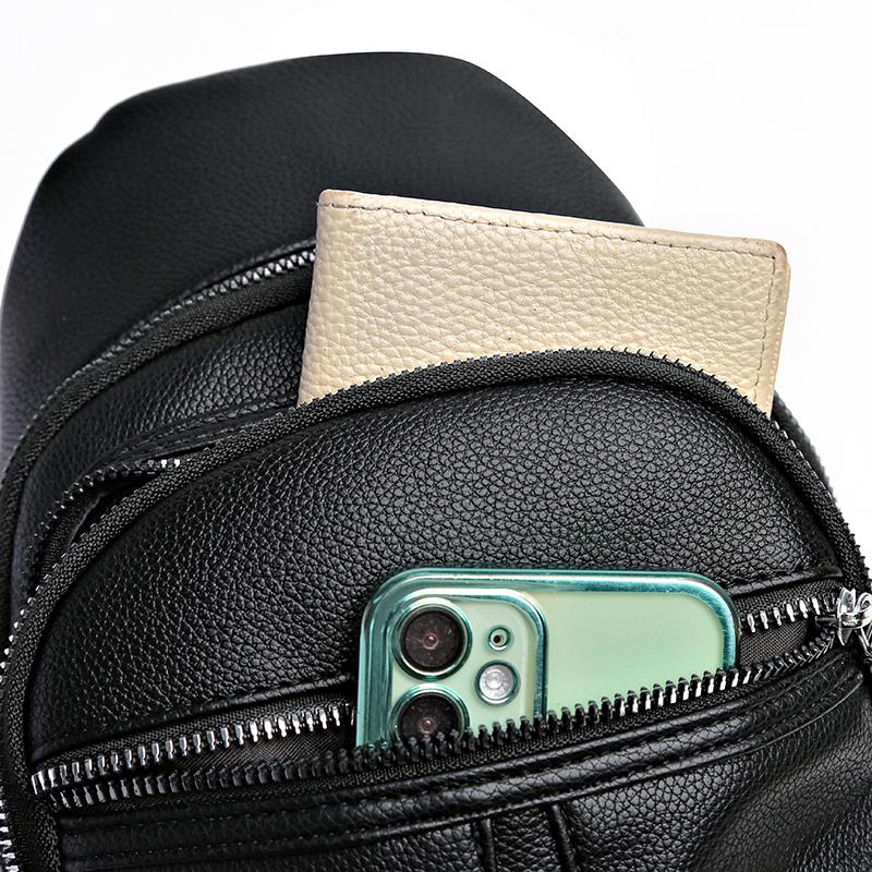 Нагрудная сумка женская сумка через плечо однотонная сумка через плечо большая вместимость многофункциональная сумка для мобильного телефона