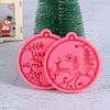 Cake Tools Candy Chocolate Christmas Ball Mold Jewelry Making Tool Silicone Moulds Keychain Molds