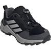 adidas Terrex AX4S K Speed Lace - Черно-серые детские кроссовки Core-Black Grey-Two Grey-Six IH2875
