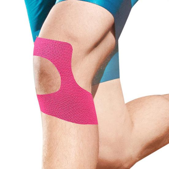 10 шт. предварительно нарезанных кинезиологических лент для колена, водонепроницаемая лента для поддержки колена, эластичная хлопковая спортивная лента для поддержки суставов, облегчения мышечной боли