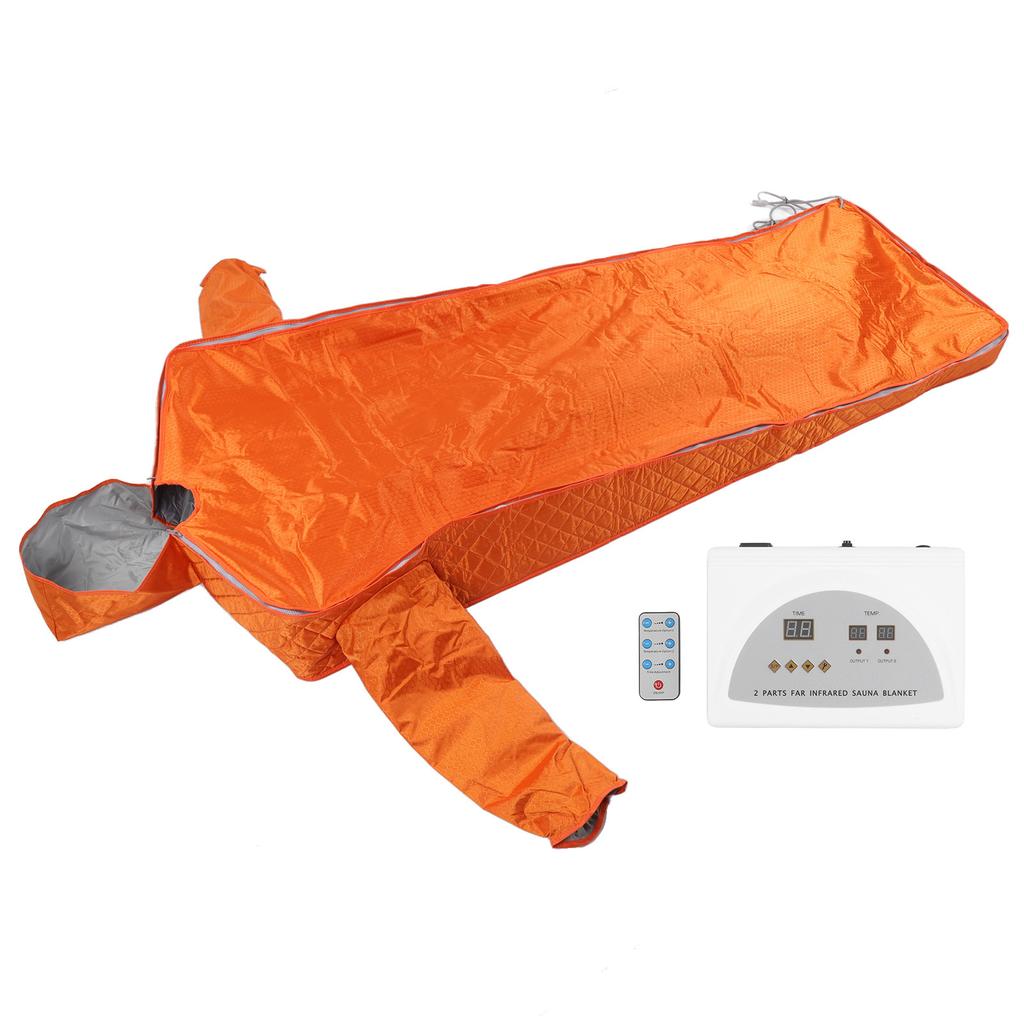 Одеяло для сауны с инфракрасным излучением, повышенное осушение, домашнее одеяло для сауны с детоксикацией и рукавами-шапочками