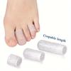 1Pair Gel Toe Guards Cap Protector Toe Finger Caps Covers Sleeves Protects Corn Callus Blister