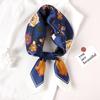 New Spring Square Neck Scarf Women Bandana Hair Band Design Print Dot Female Foulard Headband Shawl Wrap Neckerchief
