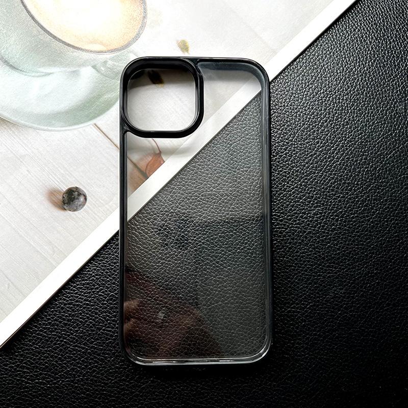 Applicable To Iphone15 Cream Glue 16Pro Acrylic DIY Thickened 14 Groove Two-in-one Drop Glue 13 Mobile Phone Case