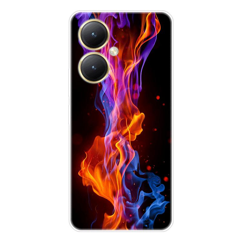 Для Vivo Y27 4G Y 27 5G чехол Мягкая силиконовая задняя крышка Чехол для телефона с рисунком из мультфильма Разнообразие