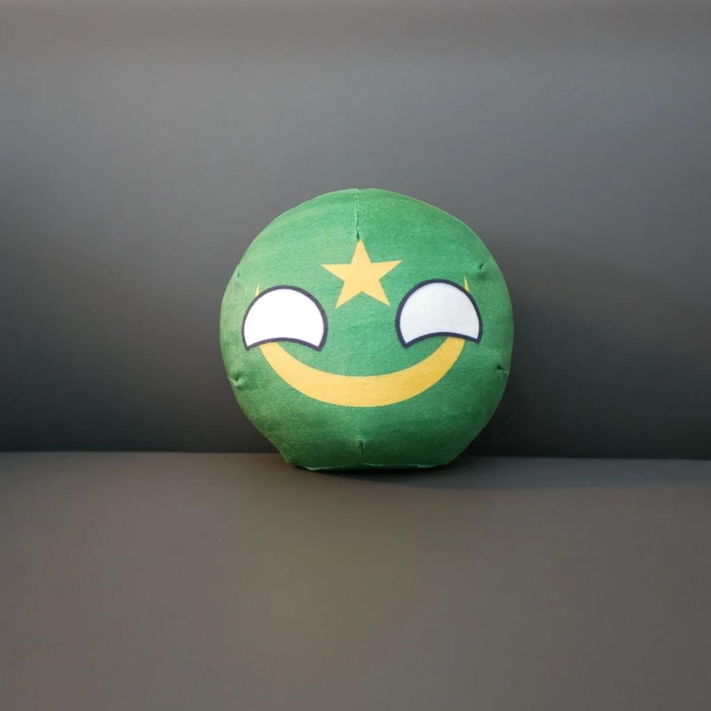 20/10 см Плюшевая игрушка Исламская Республика Мавритания Countryball Набивная кукла Подвеска Домашний декор