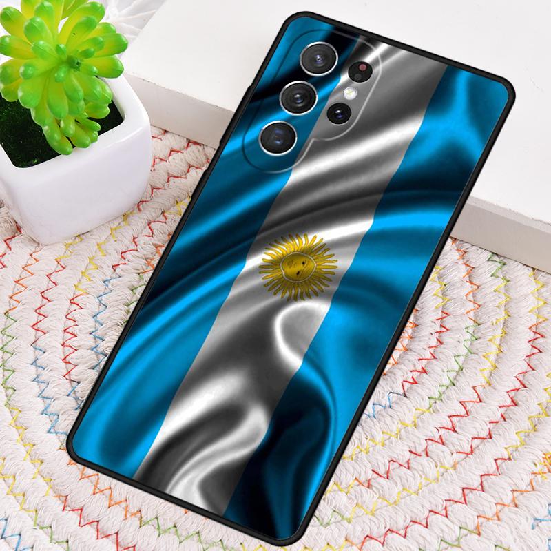 Чехол для телефона с флагом Аргентины для Samsung Galaxy note 10 pro S26 Ultra S23 S24 FE S25 S21 S22 PLUS ударопрочный