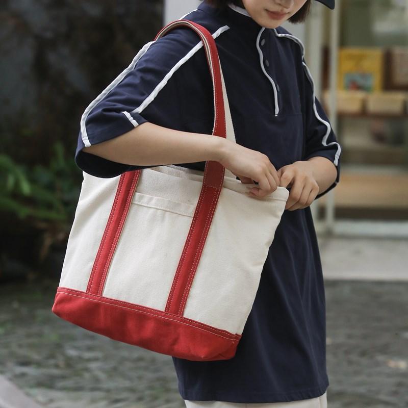 Холщовая сумка Женская Новая Мода Универсальная Сумка через плечо Повседневная Сумка-тоут для поездок