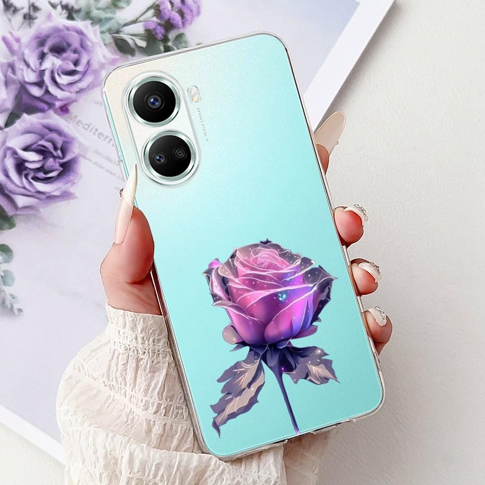 Прозрачный чехол для Huawei Nova 10SE BNE-LX1 BNE-LX3 BNE-AL00 Чехол-бампер для Huawei Nova 10 SE Роскошный Милый Мультяшный Кот Мягкий ТПУ