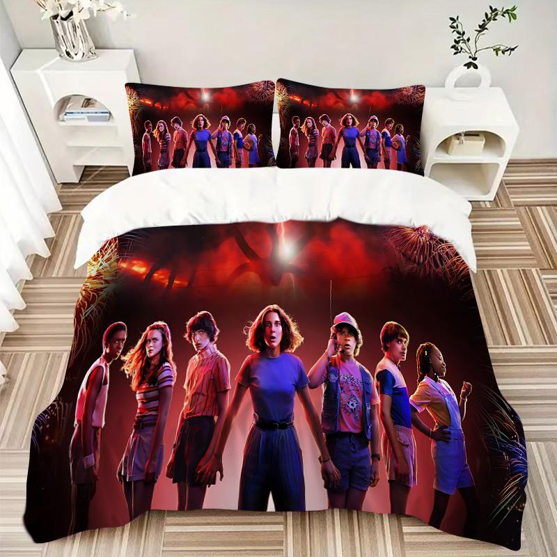 Teenage Summer Adventure Print 3Pcs Bedding Setduvet Cover With 2 Bedropillowcase Home Birthday Gift