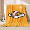 1 шт. Одеяло с принтом Гудетама-яйца, одеяло для взрослых, мягкое и теплое постельное белье для кровати, дивана, для путешествий на открытом воздухе, покрывало#(5)