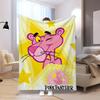 Pink Panther Cartoon Blanket Camping Trip Home Decor Sheet Office Rest Blanket Machine Washable