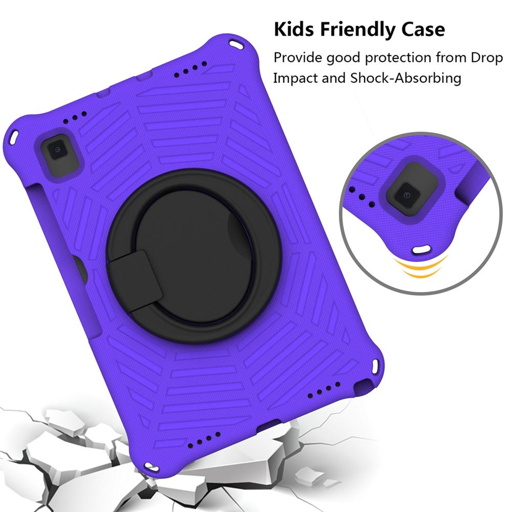 Samsung Galaxy Tab A7 10.4 Inch 2020 2022 SM-T500 SM-T503 SM-T505 SM-T509 Case EVA Kids Safe Pull Ring Shockproof Shoulder Strap Stand Tablet Cover