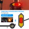 Electric Scooter Turn Signal Light Tail Lamp Brake Light with Steering Handle Compatible for Xiaomi M365 Electric Scooter