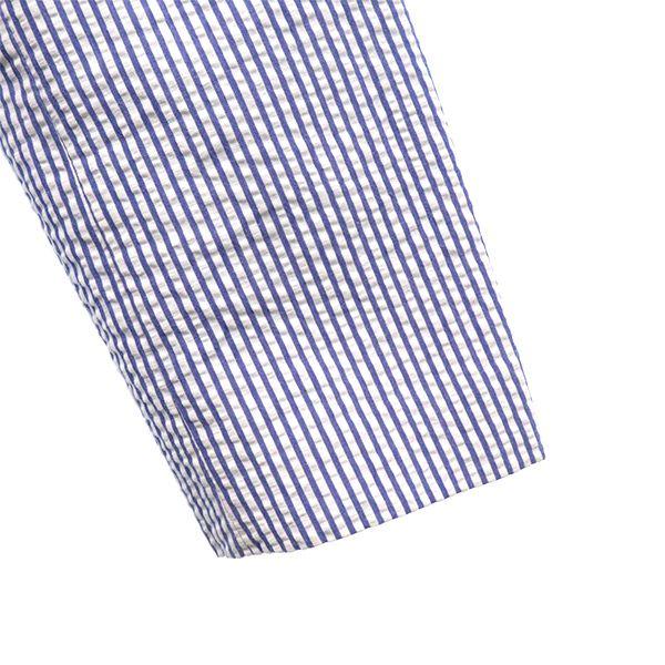 Armani Exchange Stripe Seersucker Куртка без цвета 4 Синий x белый Женская Б/У