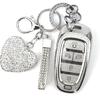 Чехол для брелока с брелоком-подвеской из стразов, подходит для брелока Hyundai, чехол-держатель для ключей Hyundai Sonata Santa Fe Tucson, смарт-брелок