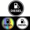 Car Sticker Fuel Tank Cover Sticker Gasoline Decal Personalized Creative Funny Fuel Cover Laser Decorative Accessories Car Decor