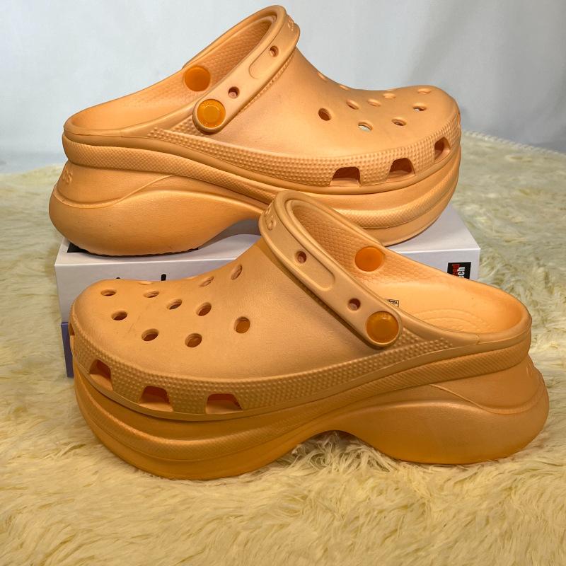 Сандалии на платформе, женские летние сабо на толстой подошве из ЭВА, садовые туфли, женские удобные нескользящие пляжные сандалии