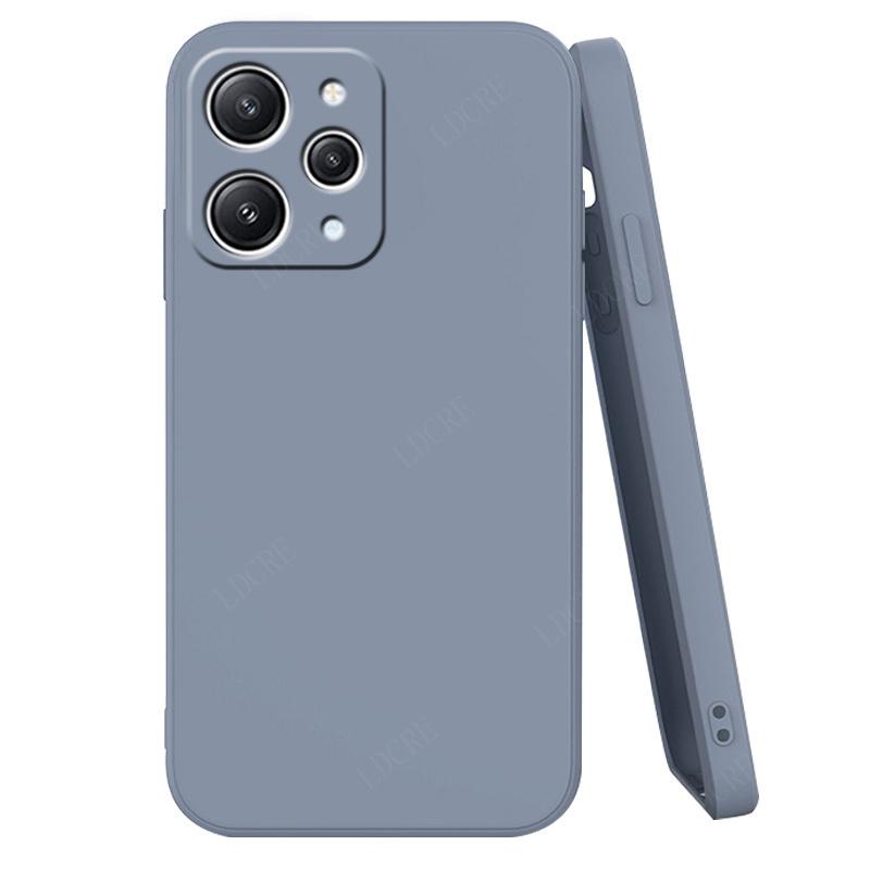 For Redmi 12 Case Cover Xiaomi Redmi 12 9T 9A 10A 12C 9C 10C 9 10 Capas Liquid Silicone Shockproof Soft TPU Case Redmi 12 Fundas