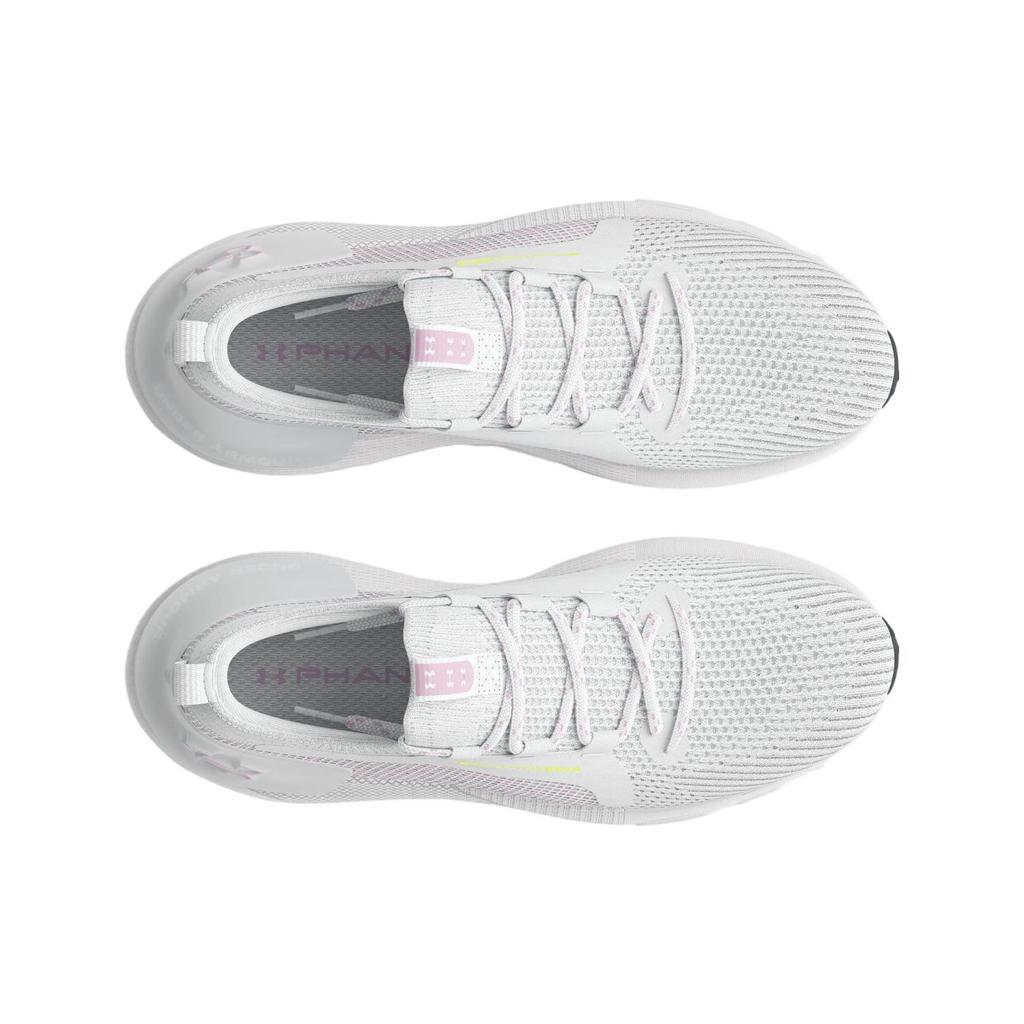 Under Armour HOVR Phantom 3 SE Grey Mist Yellow Ray Women Sneakers Fresh-Orchid 3026584-105