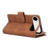 For iPhone 17 Air Case Zipper Wallet Multiple Card Slots Leather Phone Cover with Wrist Strap