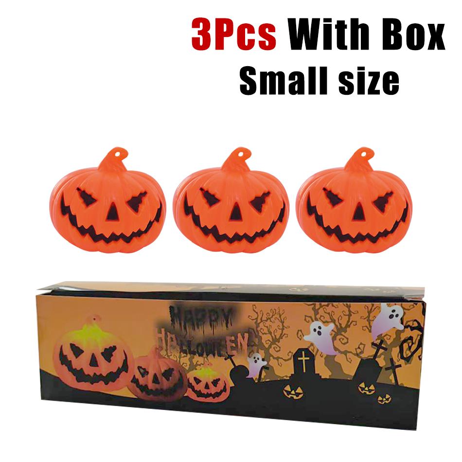 Halloween Led Jack-o'-lantern Light Home Decoration Candle Lamp Halloween Party Supplies Haunted House Horror Props Kids Gifts